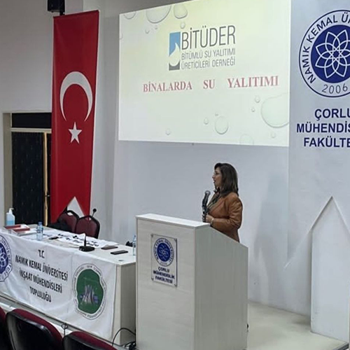 Binalarda Su Yalıtımı Semineri ile Yarın Tekirdağ'daydık!
